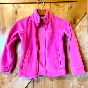 Cute girls pink Columbia fleece